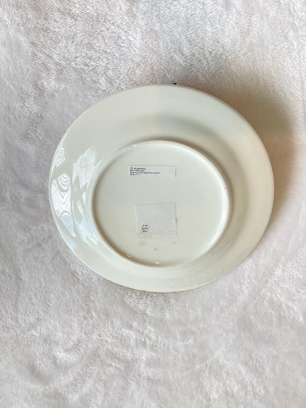 🦉🦊Yankee Candle Plate Holder Woodland Fox and Owl 7” Christmas Holiday - Picture 9 of 11